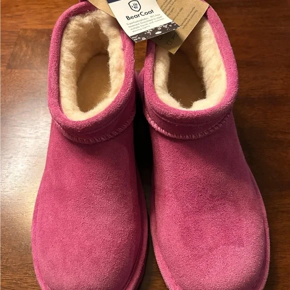 Bearpaw Light purple-pinkish Shorty Suede Boots - Picture 2 of 6